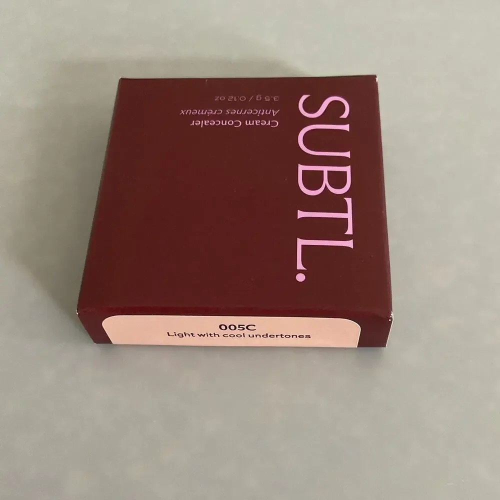 Subtl Staks Cream Concealer Light Skin Tone w/Cool Undertones